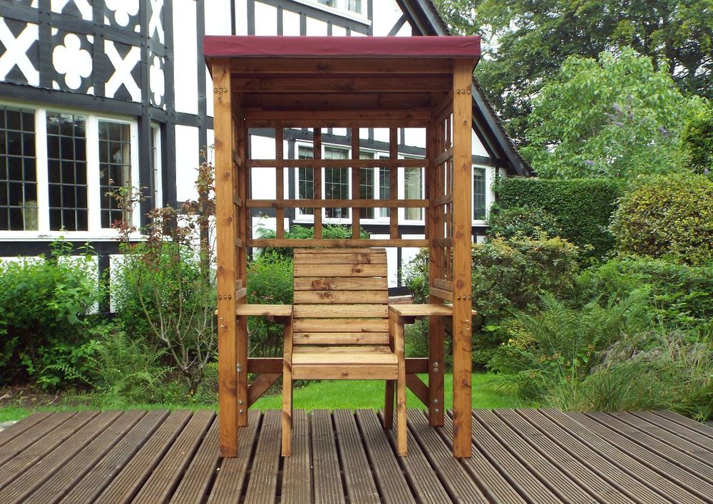 Wentworth Single Garden Arbour Green - Garden Chairs from Charles Taylor Trading