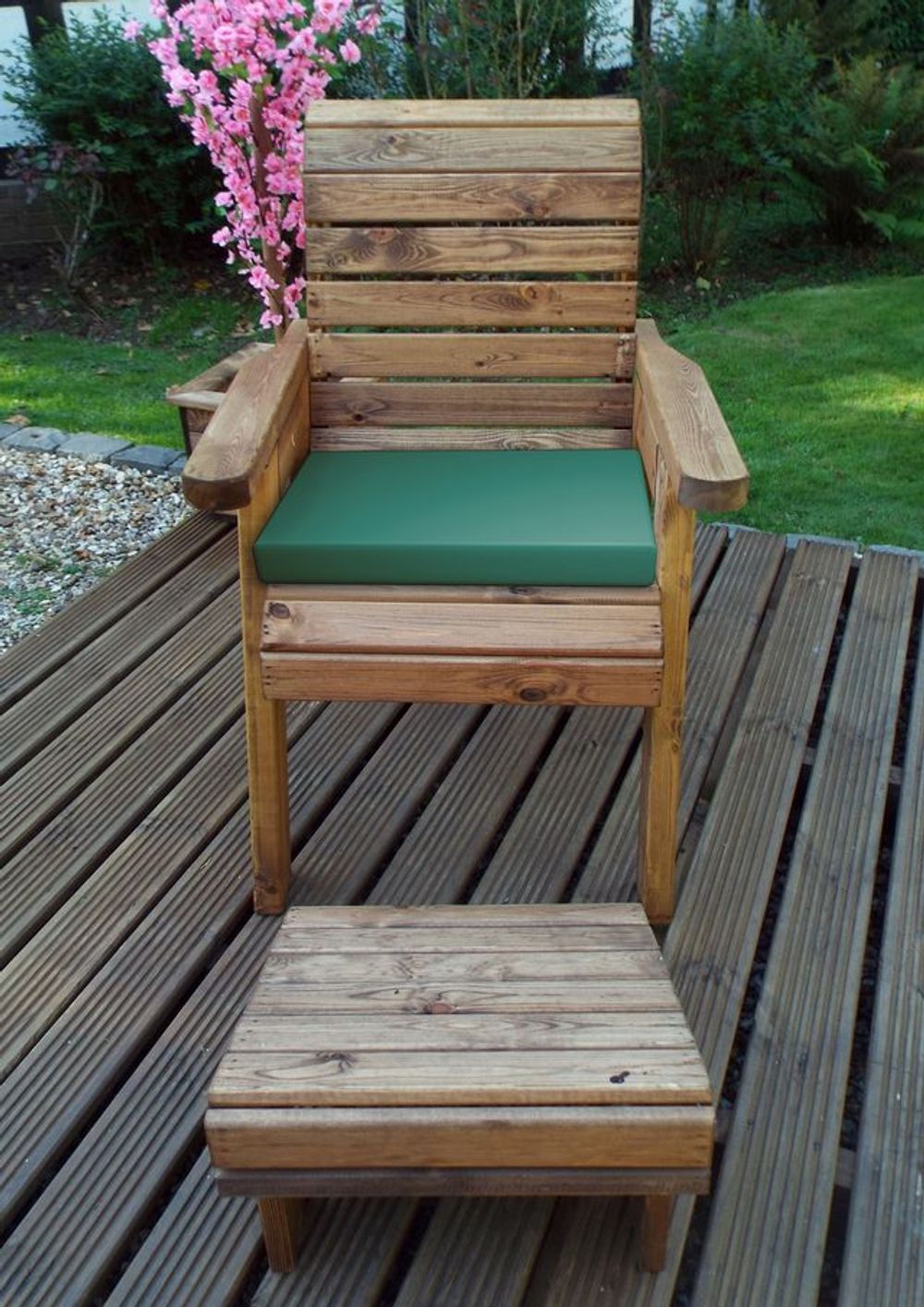 One Seater Garden Lounger - Garden Chairs from Charles Taylor Trading