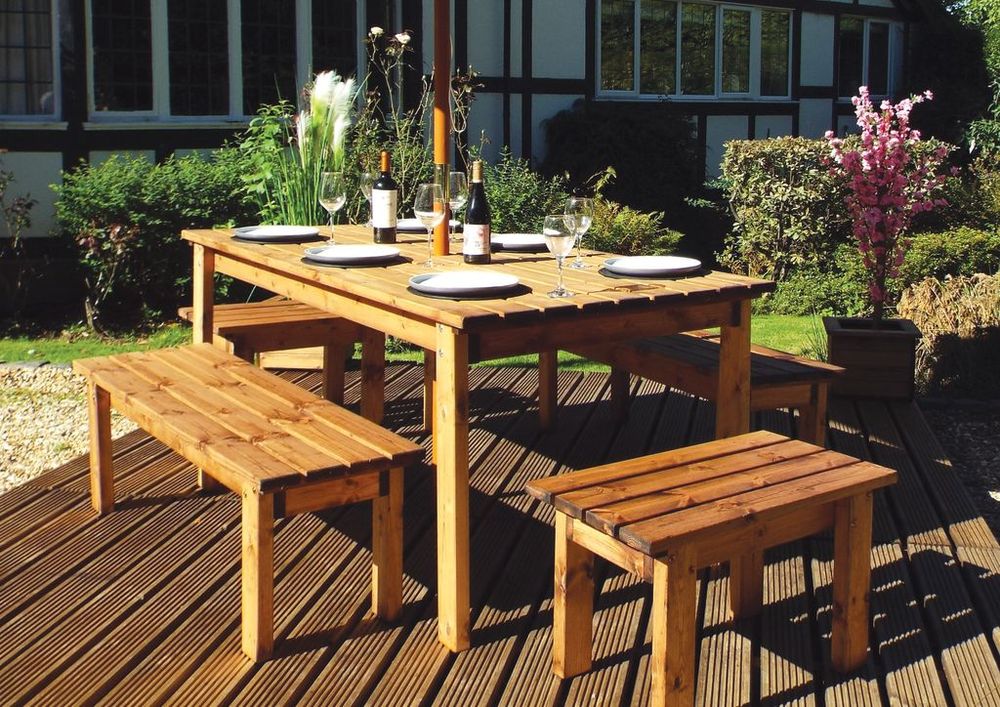 Eight Seater Table Garden Set (Forms) - Garden Set from Charles Taylor Trading