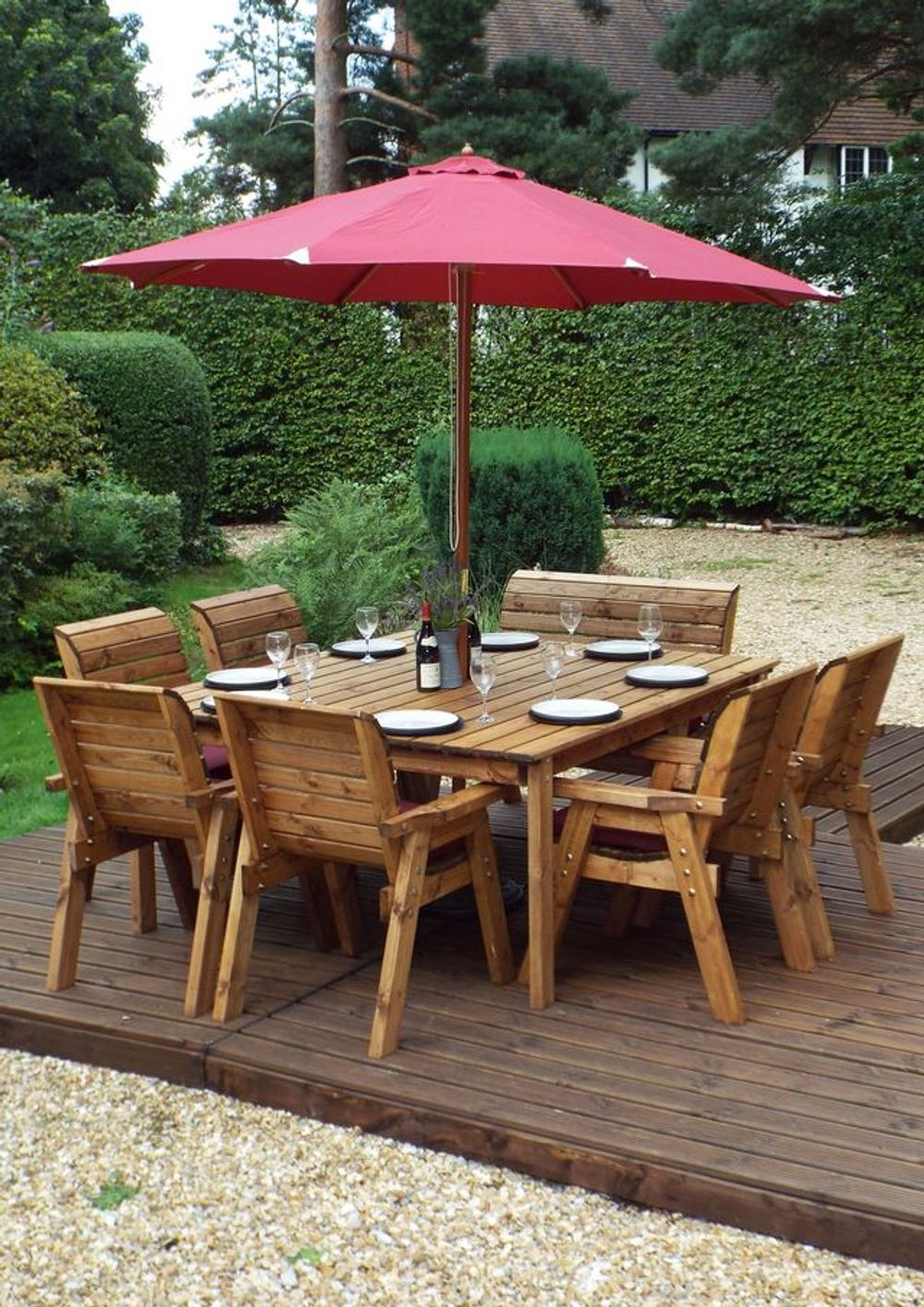 Eight Seater Table Garden Set - Garden Set from Charles Taylor Trading