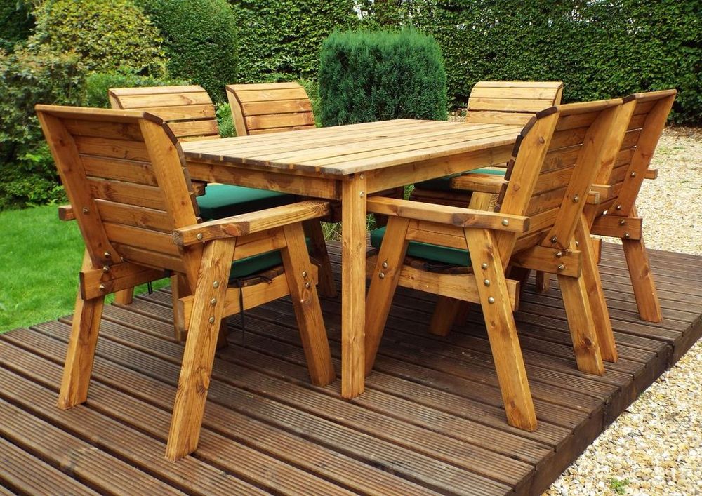 Six Seater Table Garden Set - Garden Set from Charles Taylor Trading