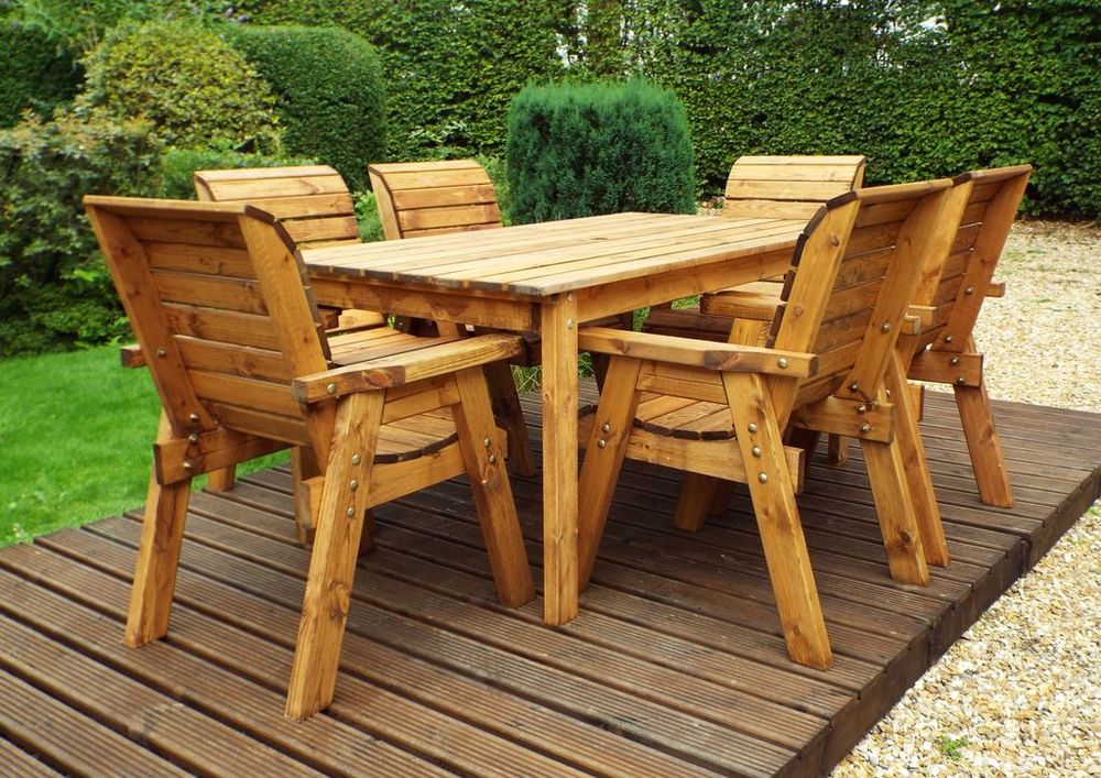Six Seater Table Garden Set - Garden Set from Charles Taylor Trading