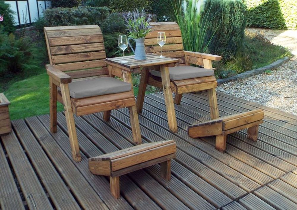 Deluxe Lounger Garden Set Straight - Garden Set from Charles Taylor Trading