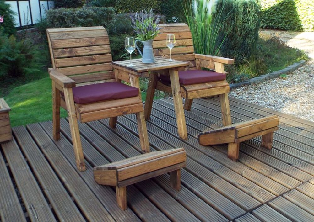 Deluxe Lounger Garden Set Straight - Garden Set from Charles Taylor Trading