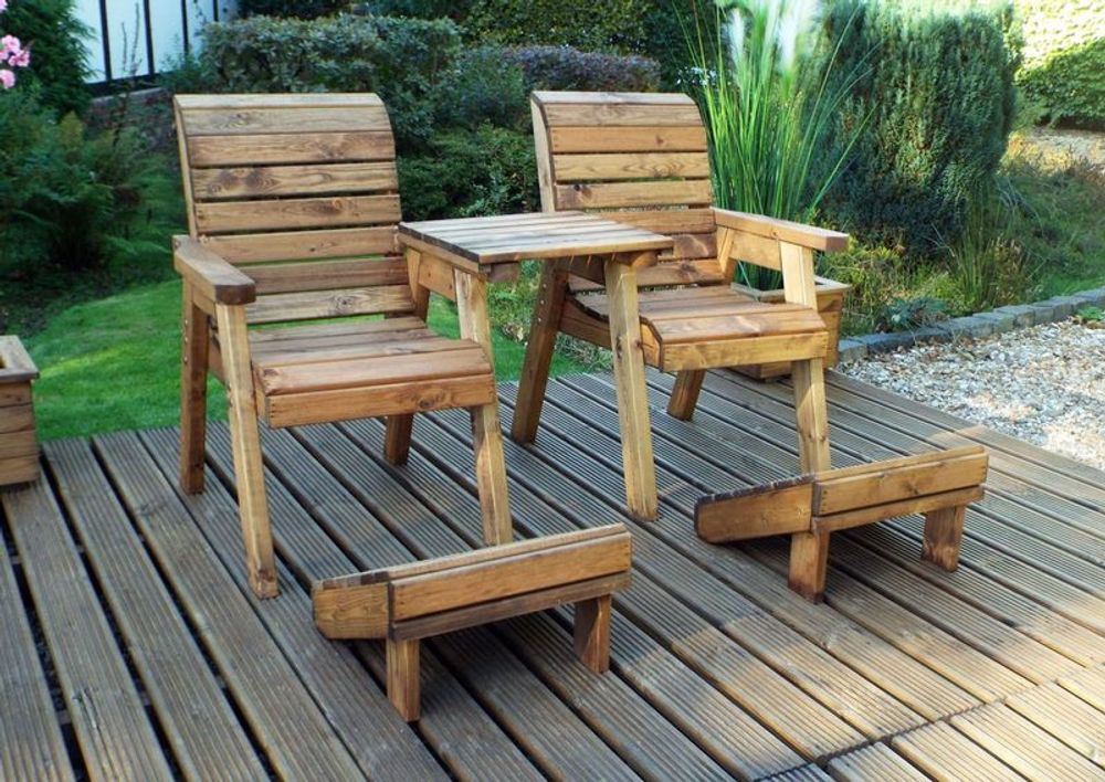 Deluxe Lounger Garden Set Straight - Garden Set from Charles Taylor Trading