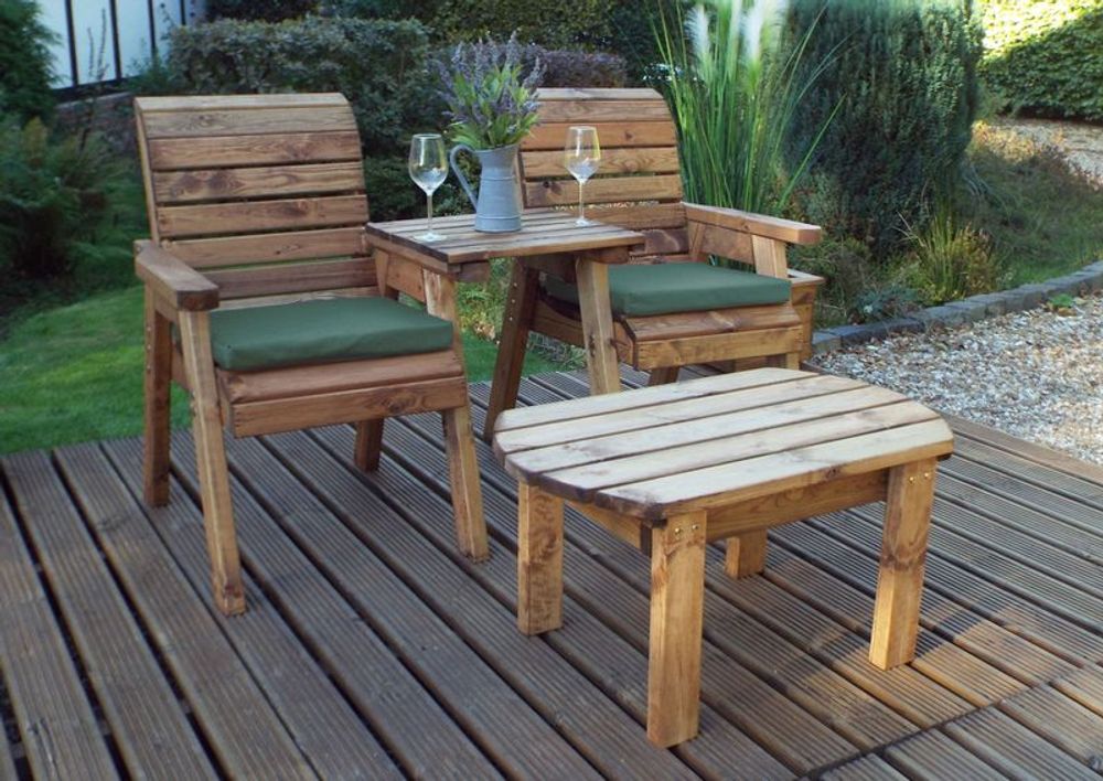 Twin Companion Dining Garden Set Straight - Garden Set from Charles Taylor Trading
