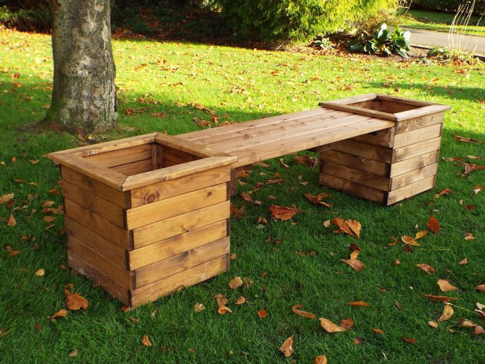 Garden Planter Bench - FSC Wood - Garden Storage from Charles Taylor Trading