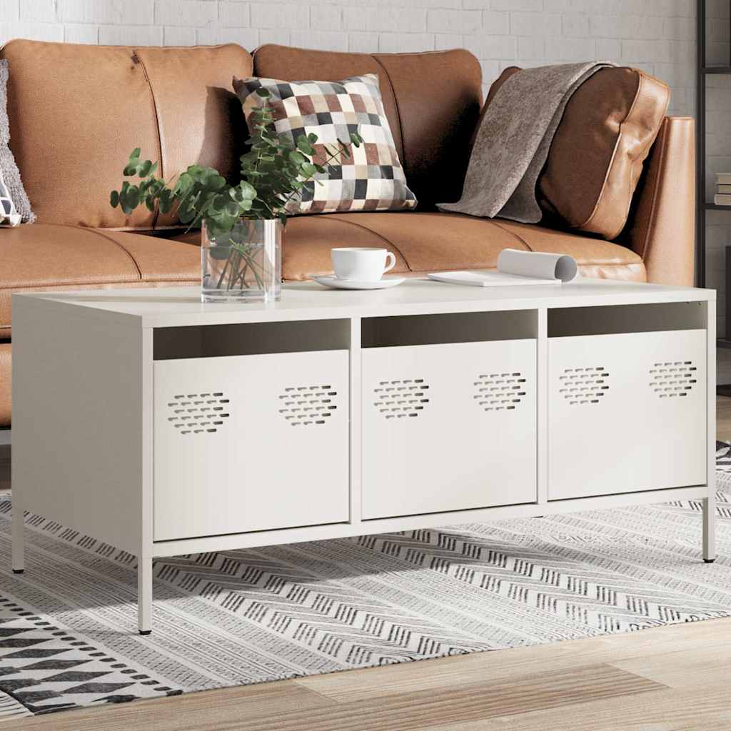 vidaXL Coffee Table 101.5x50x43.5cm Steel