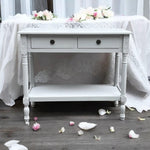 MSL 90CM 2 DRAWER SIDE TABLE - Bedside Table