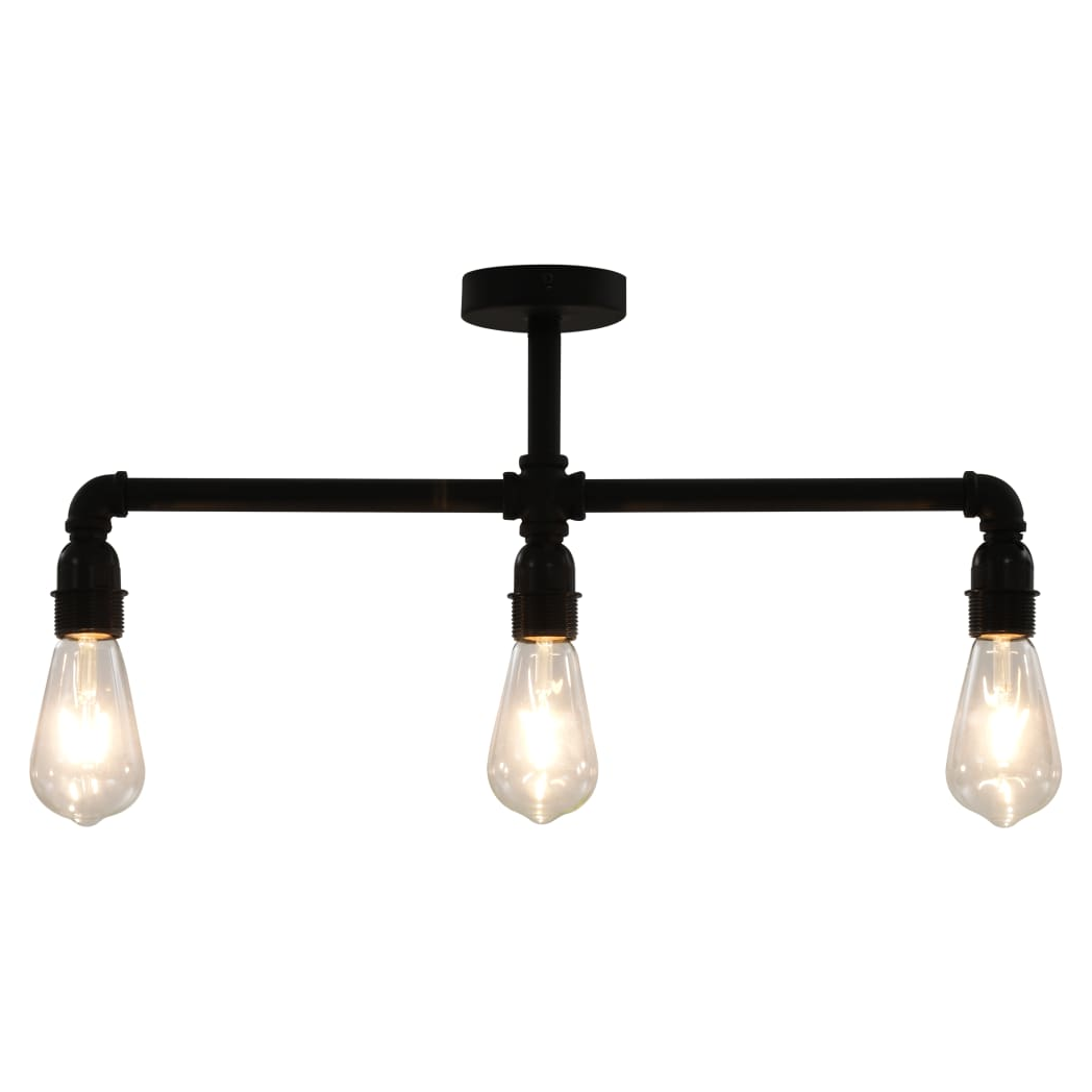 vidaXL Ceiling Lamp 3 Light E27 Steampunk Home - vidaXL - Home Symphony