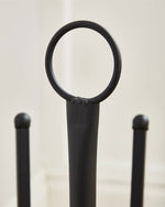 5 Pair Black Round Boot Shoe Rack Welly Holder Stand Storage Organizer by Direct Online Houseware