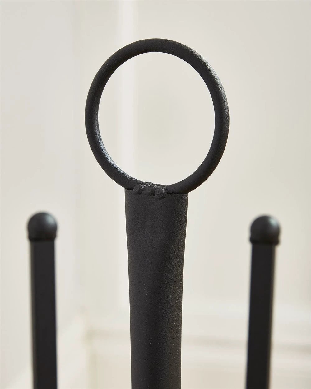 5 Pair Black Round Boot Shoe Rack Welly Holder Stand Storage Organizer by Direct Online Houseware