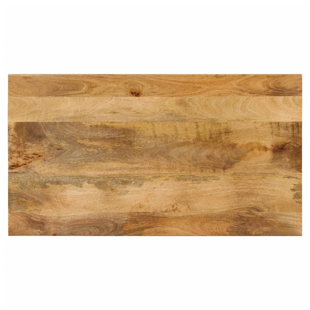 vidaXL 2-Layer Coffee Table 100x55x38 Mango Steel