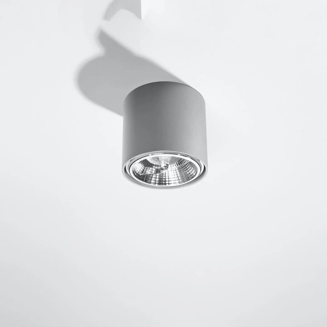 Tiube Aluminium Ceiling Light 12x12x11cm GU10 Modern Minimalist For Living Rooms by Sollux Lighting