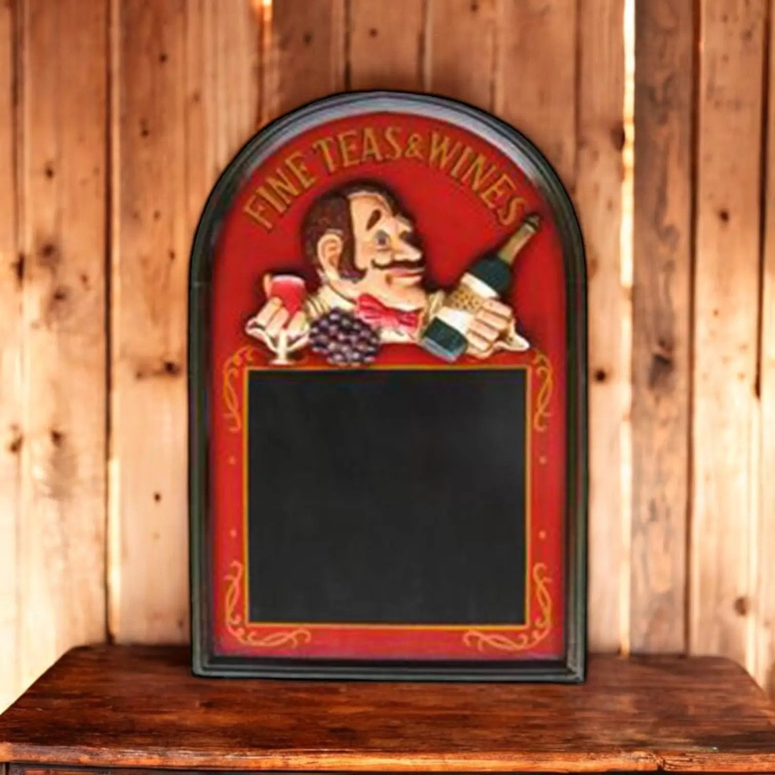 MSL 60X40CM WINE WAITER BLACK MENU BOARD - Wine Rack