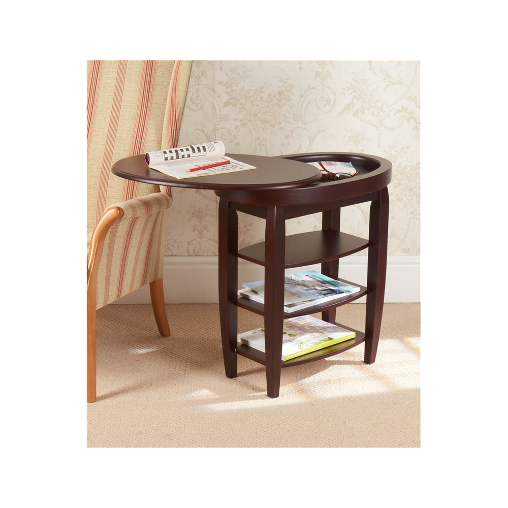 Swivel Top Side Table - Mahogany - Coffee Table from Greenhurst