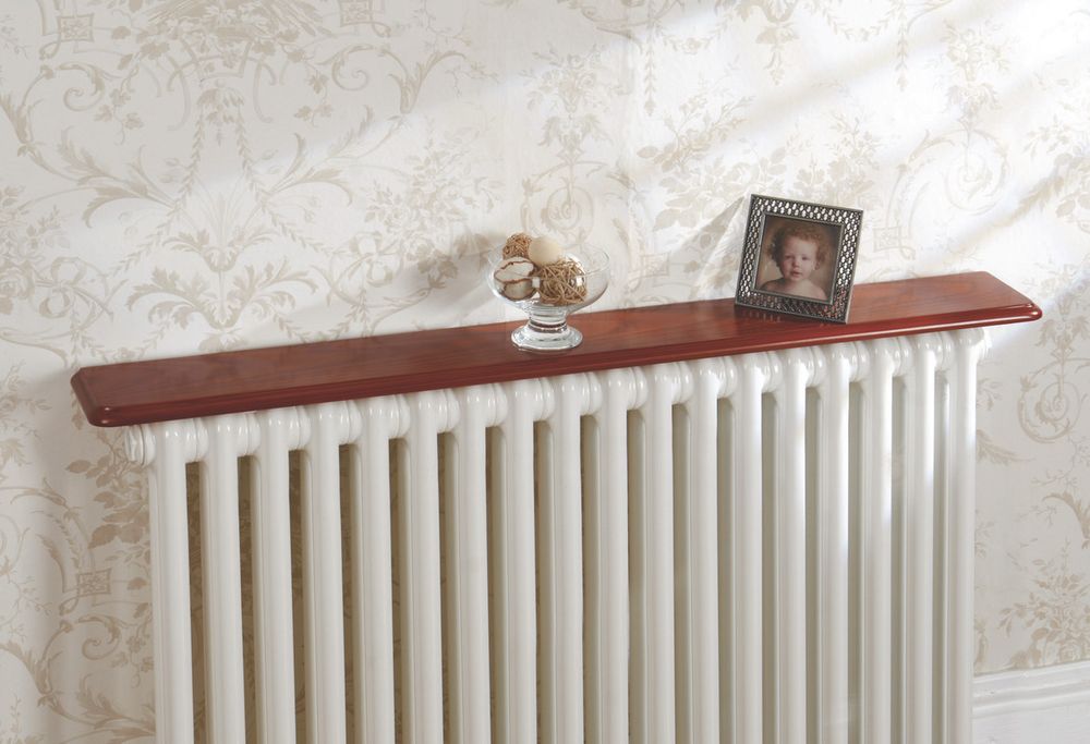 Radiator Shelf 115.5cm  - Oak Finish -  from Greenhurst