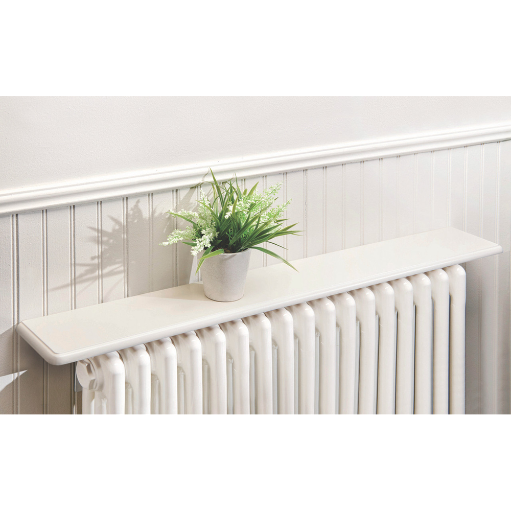 Radiator Shelves 91cm - White Satin Finish -  from Greenhurst