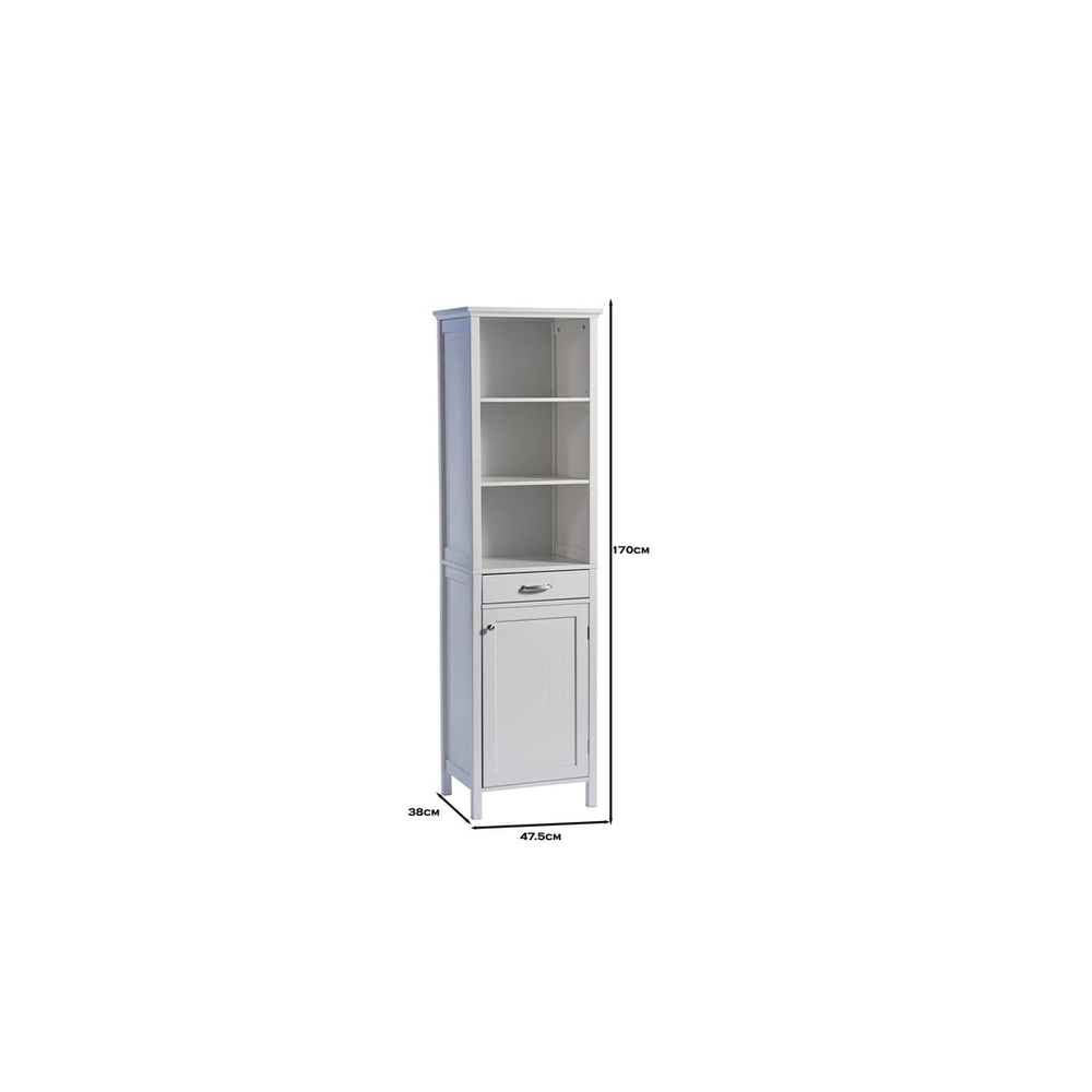 Tall Storage Cabinet - White - Display Cabinet from Greenhurst