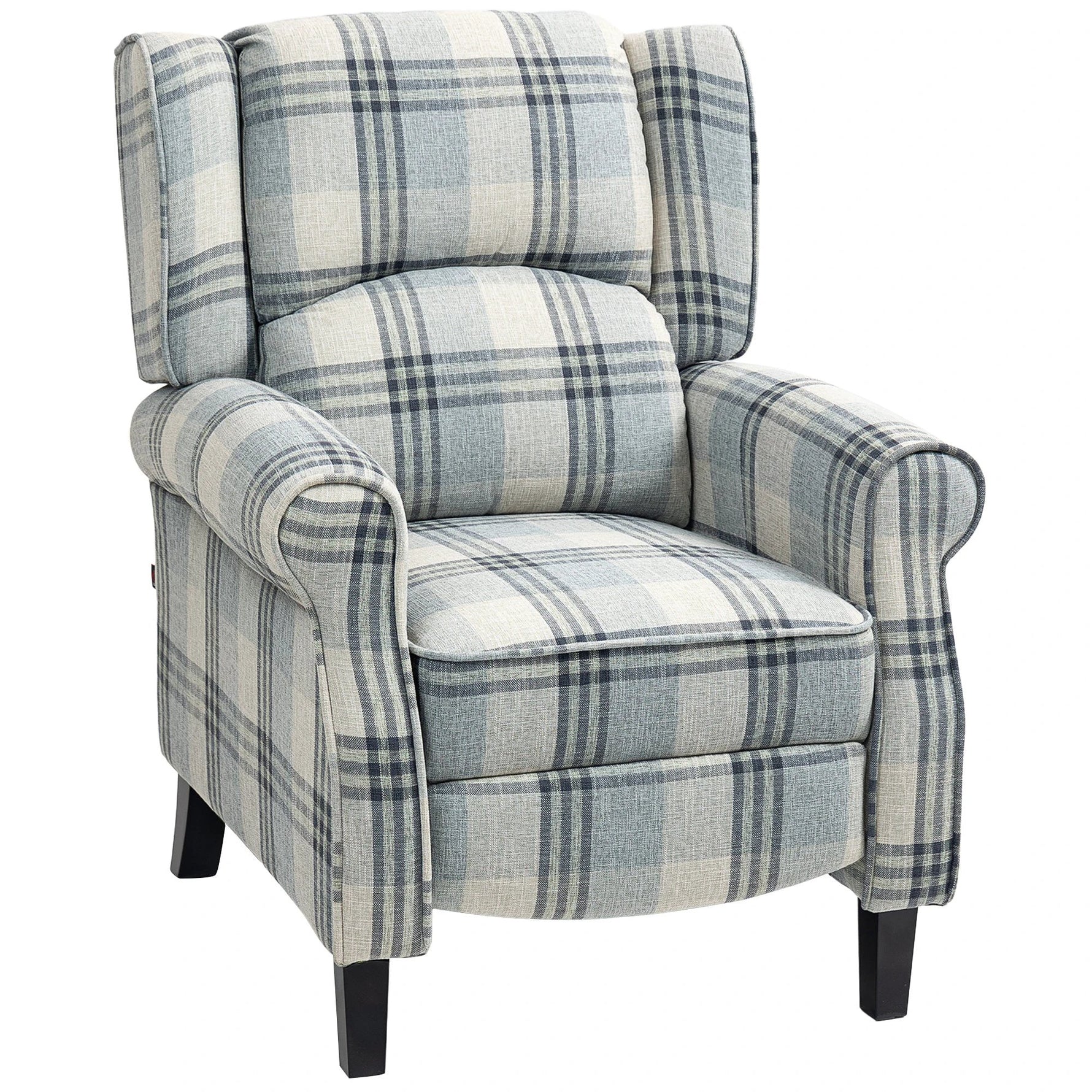 HOMCOM HOMCOM Recliner Chair for Living Room Wingback Chair with Padded Armrest - Recliner