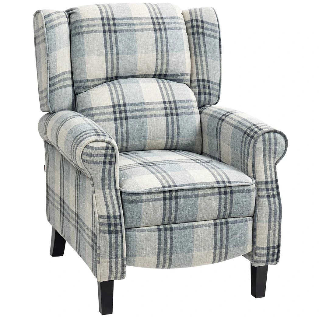 HOMCOM HOMCOM Recliner Chair for Living Room Wingback Chair with Padded Armrest - Recliner