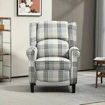 HOMCOM HOMCOM Recliner Chair for Living Room Wingback Chair with Padded Armrest - Recliner