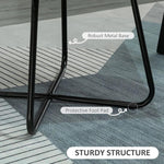 Modern Accent Chair Velvet-Feel Upholstered Lounge Armchair Metal Base Grey by HOMCOM