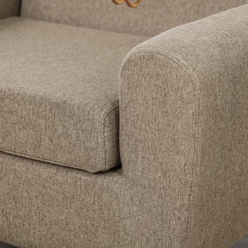 Kids Mini Sofa Toddler Chair Children Armchair for Bedroom Playroom Brown - Armchair from HOMCOM