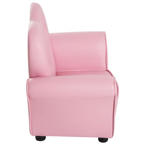 Kids Toddler Sofa Children Armchair Seating Chair Relax Girl Princess Pink - Armchair from HOMCOM