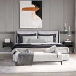 Floating Bedside Table Set of 2 Wall Mounted Nightstand W/ Drawer Black - Bedside Table from HOMCOM