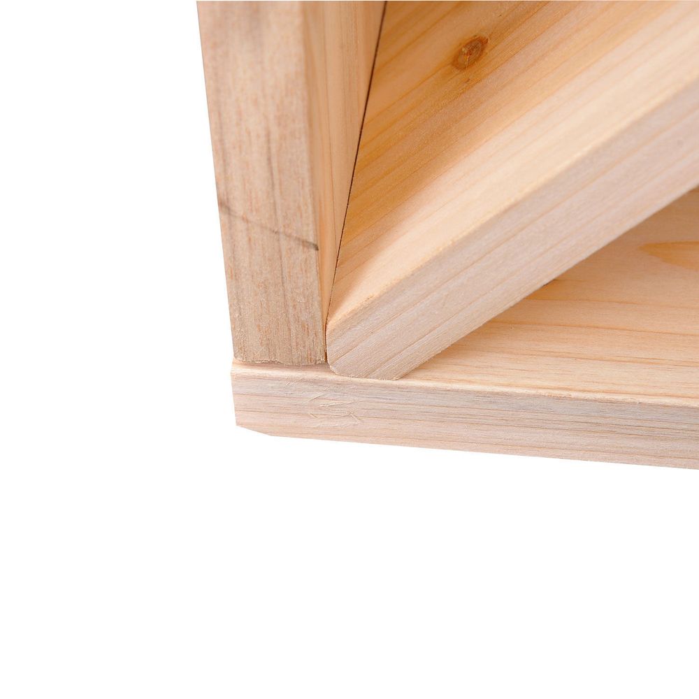 Natural Wine Rack 4 Sections Homcom - Bookcase from HOMCOM