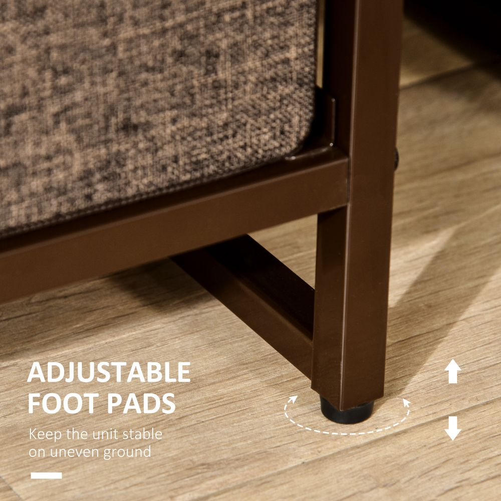 7-Drawer Dresser, Fabric Chest of Drawers, Storage Organizer - Chest of Drawers from HOMCOM