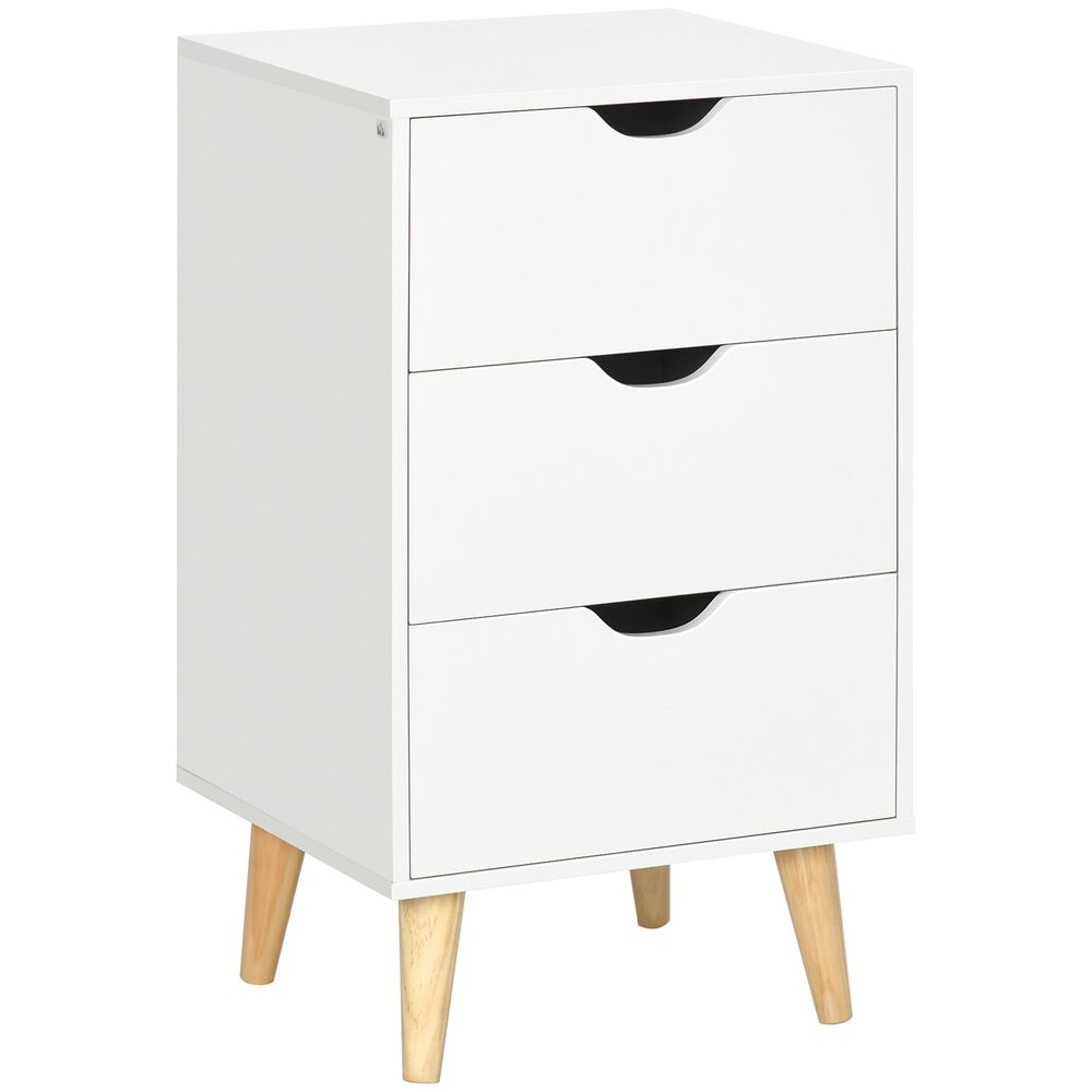 Chest of Drawers, 3 Drawer Unit Storage Chest Bedroom Living Room - Chest of Drawers from HOMCOM