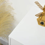 HOMCOM Chest of Drawers, 4 Drawers Dresser Storage Organiser for Bedroom - Uncategorized Chest of Drawers