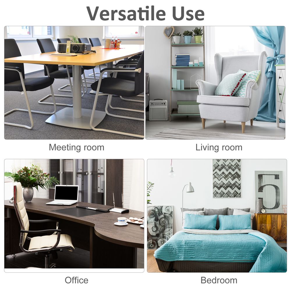 2-Tier Homcom Coffee Table Side/End Table Modern Rectangular Design White - Coffee Table from HOMCOM