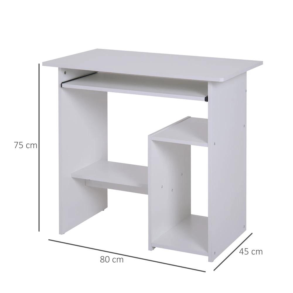 Computer Desk, 73.5H cm-White by HOMCOM