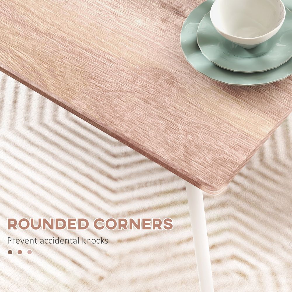 5 Piece Homcom Dining Table and Chairs Set, Space Saving Table and 4 Chairs - Dining Set from HOMCOM