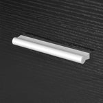 HOMCOM 4 Drawer File Cabinet Locking Filing Cabinet, Black Wood Effect - Filing Cabinet from HOMCOM