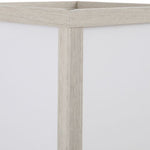 4-Tier Floor Lamp, Floor Light with Storage Shelf White and Oak 3-Tier - Lamp from HOMCOM