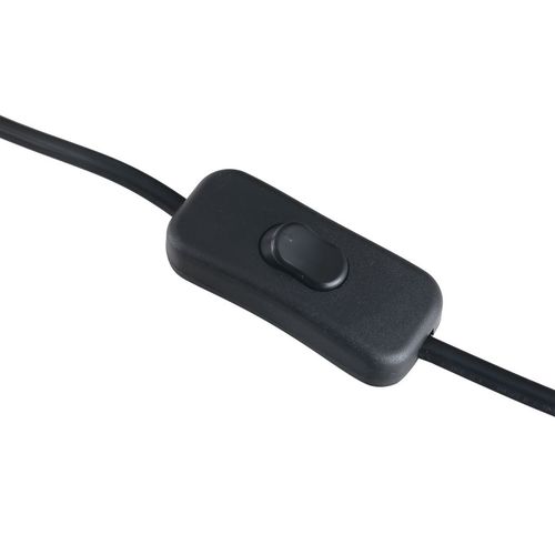 Crystallite Table Lamp w/ Fabric Lampshade Switch Beautiful Glass Elegant - Lamp from HOMCOM