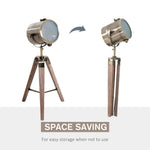Floor Lamp, 33L-Wood/Bronze Colour by HOMCOM