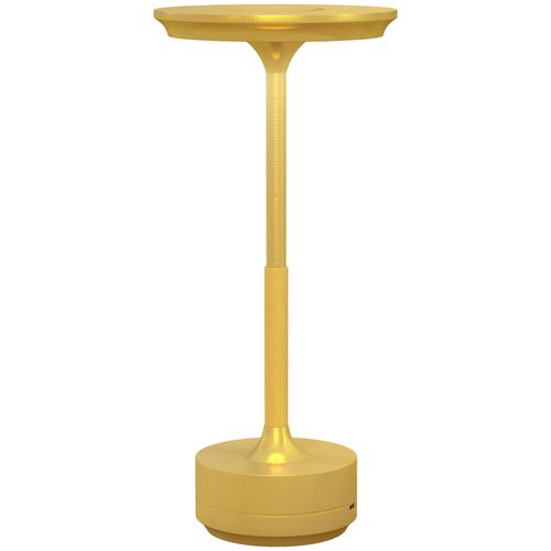 HOMCOM LED Cordless Table Lamp with Battery Operated for Bedroom, Gold Tone - Lamp from HOMCOM