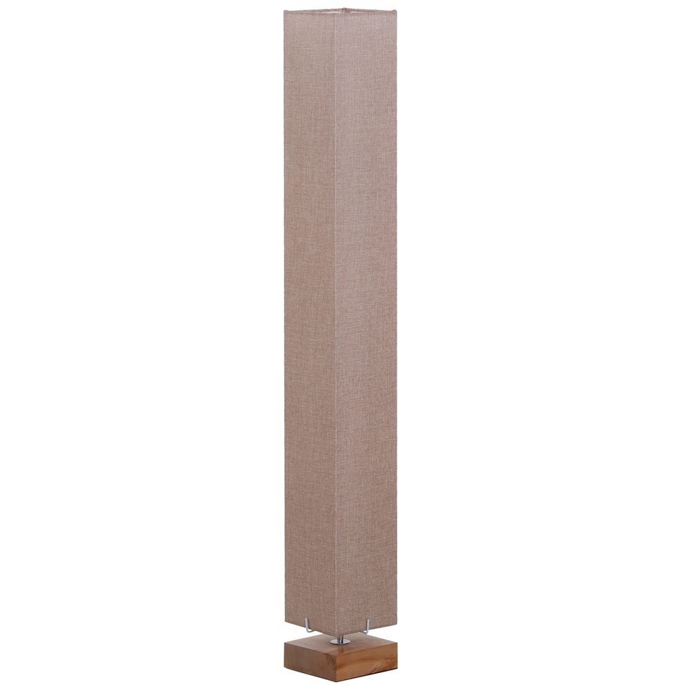 Linen Shade Tall Floor Lamp Beige - Lamp from HOMCOM