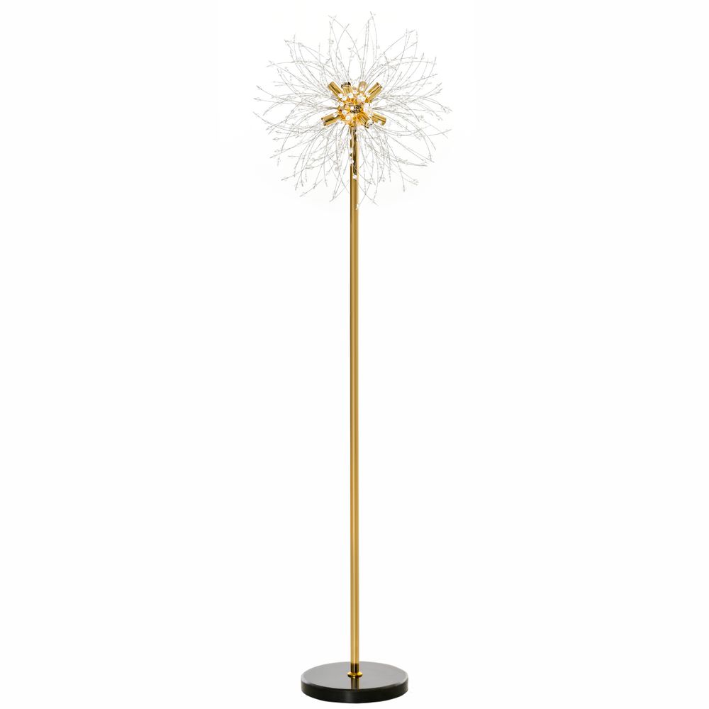 Modern Floor Lamp with Dandelion-like Lampshade for Bedroom - Lamp from HOMCOM