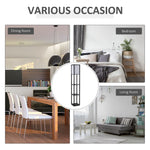 Shelf Floor Lamp, 4-tier Open Shelves, 26L x 26W x 160Hcm-Black/White - Lamp from HOMCOM