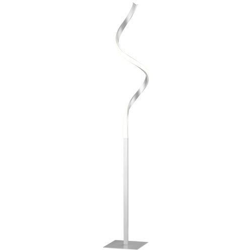 Spiral Floor Lamp for Living Room with 3 Adjustable Brightness, Silver HOMCOM - Lamp from HOMCOM