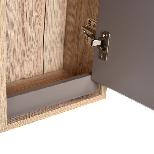 49x57cm Wall Mounting Bathroom Cabinet & Mirror Shelf Door Home Storage - Mirror from HOMCOM