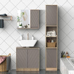 49x57cm Wall Mounting Bathroom Cabinet & Mirror Shelf Door Home Storage - Mirror from HOMCOM