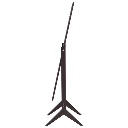 Freestanding Dressing Mirror 148x47cm Adjustable Angle Dark Brown Frame - Mirror from HOMCOM