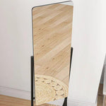 HOMCOM Freestanding Full Length Mirror Adjustable Full Body Mirror w/ Shelf by HOMCOM